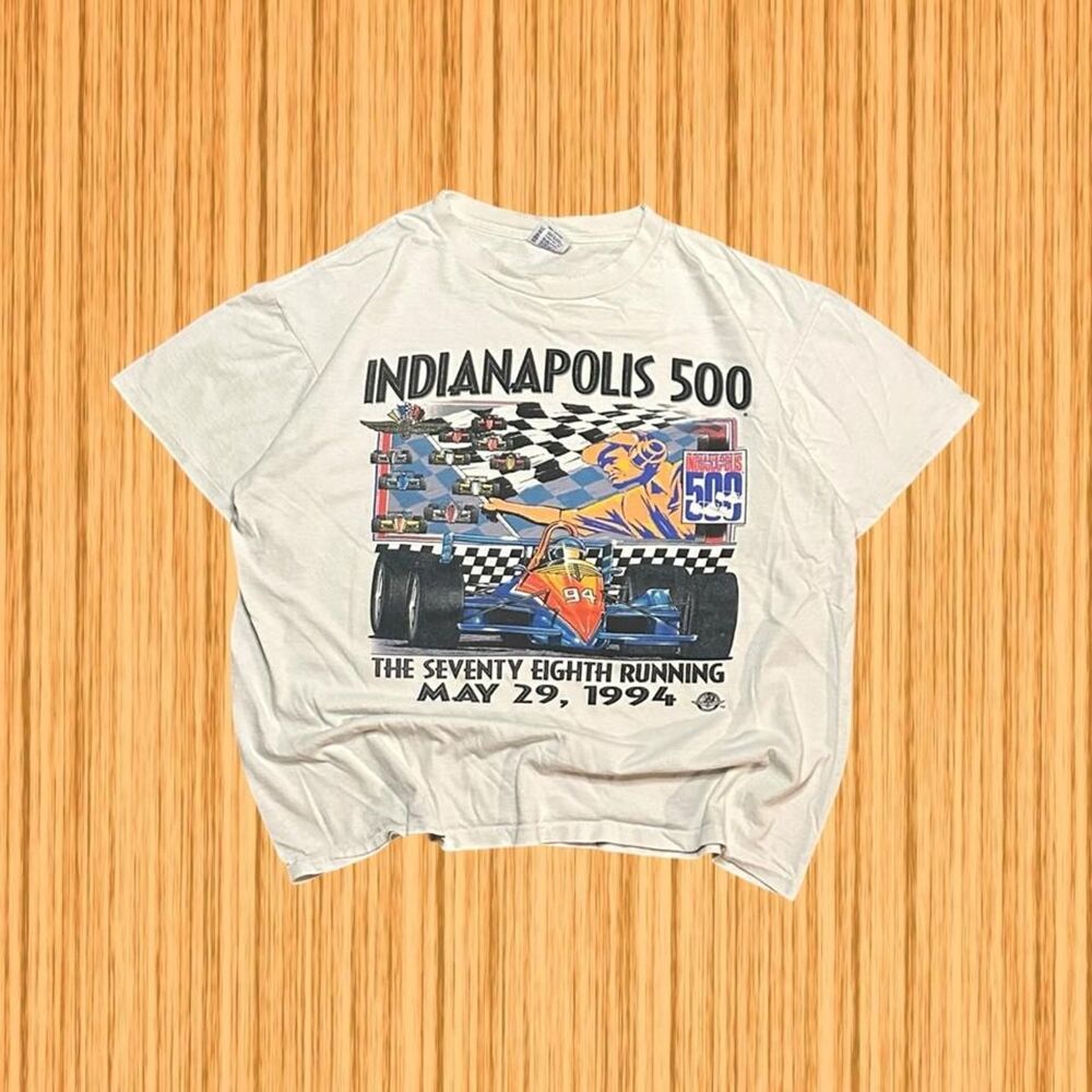 Vintage 1994 Indianapolis 500 T Shirt Made in USA Delta Cotton Indy 500 Racing